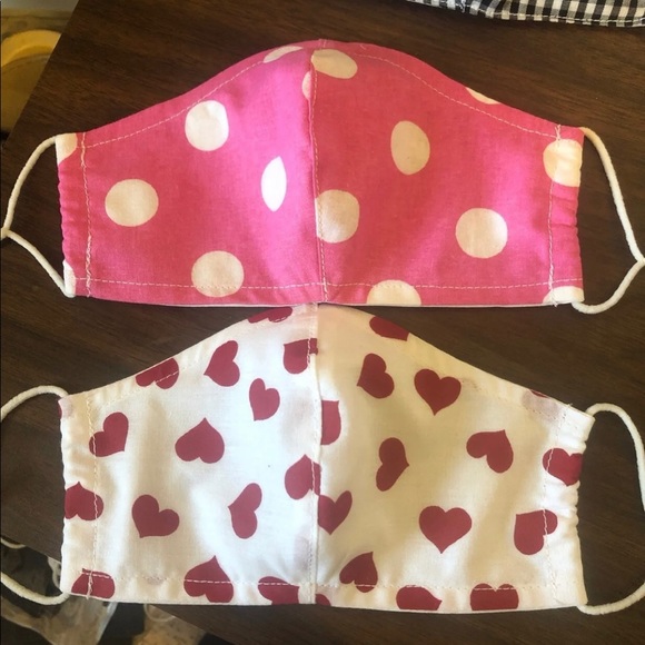 YOUTH SIZE Bundle of two homemade facemasks - Picture 1 of 2